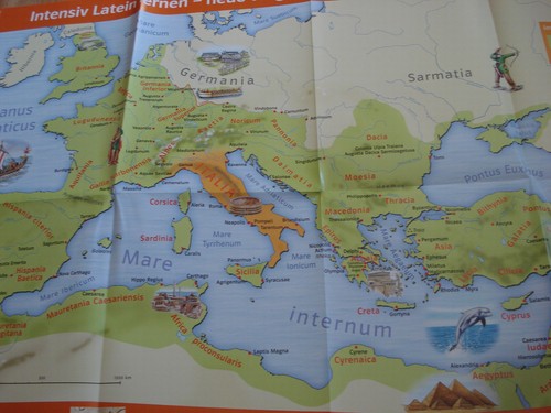 Landkarte imperium romanun - landkarte,