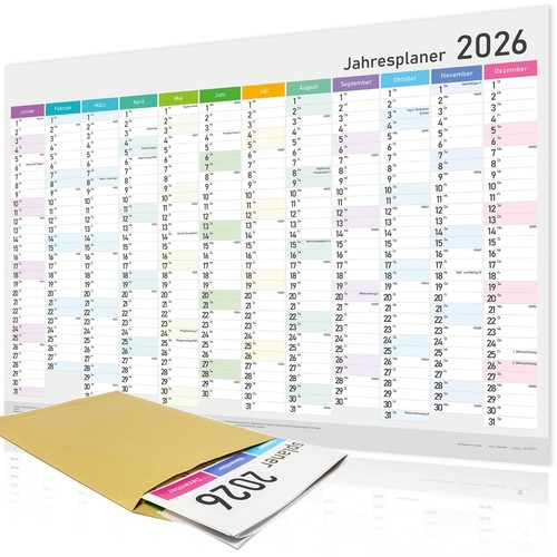2026 jahresplaner wandkalender - jahresplaner,