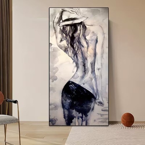 Leinwandbild schwarzweiß - ,