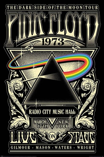 Poster pink floyd 1973 - pink,