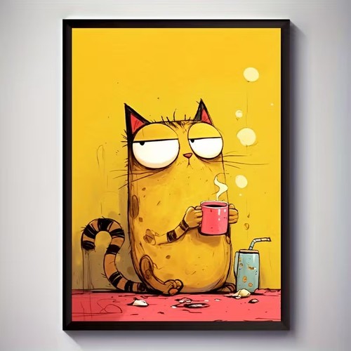 Leinwandbild katze - leinwandbild,