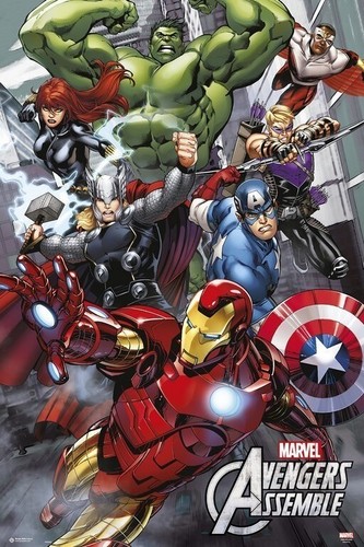 Poster marvel avengers - marvel,