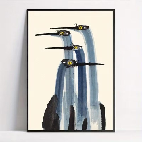 Leinwandbild kraniche - ,