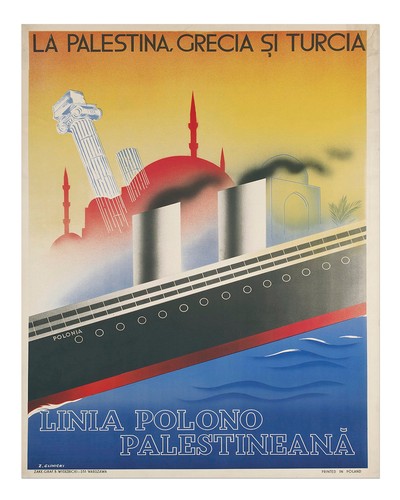 Vintage-Reiseplakat-Wandkunst