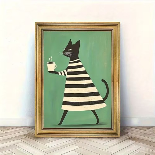 Leinwandbild katze wandbild - ,