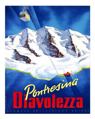 Pontresina diavolezza vintage - pontresina,