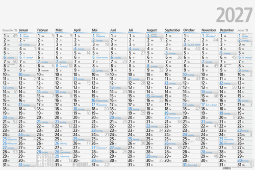 Plakatkalender 2027 wandplaner - 2027,