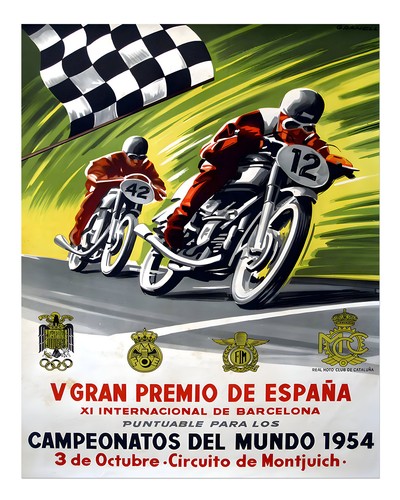 Vintage rennplakat wandkunst - vintage,