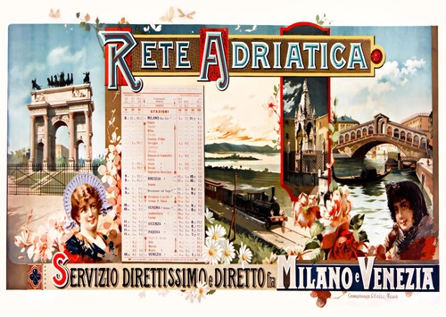 Vintage-Reiseplakat-Wandkunst