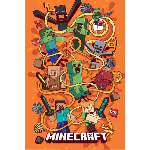 Minecraft poster funtage - minecraft,