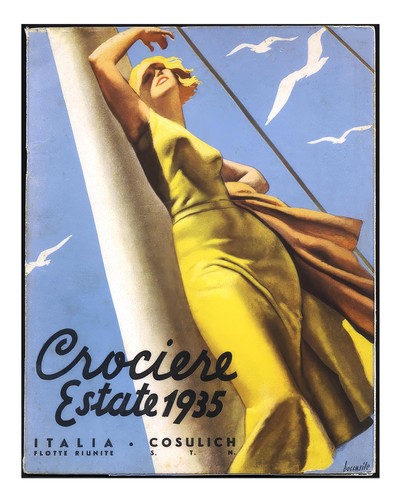 Vintage-Reiseplakat-Wandkunst