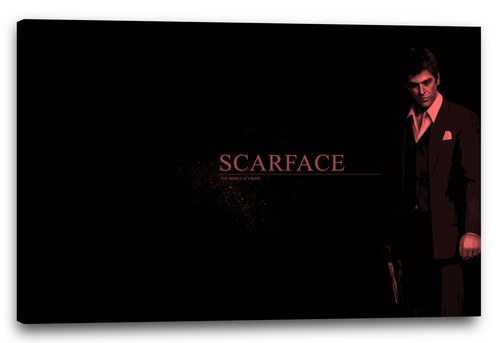 Wandbild filmplakat scarface - wandbild,