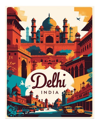 Delhi indien vintage - indien,