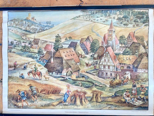 Rollplakat schul wandbild - schul,