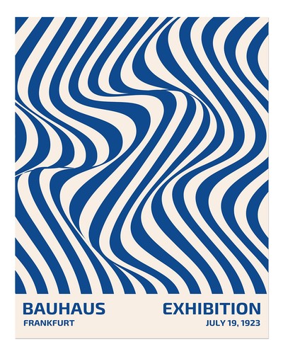 Bauhaus ausstellungsplakat - bauhaus,