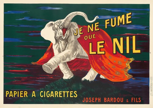 Vintage elefanten werbeplakat - elefanten,