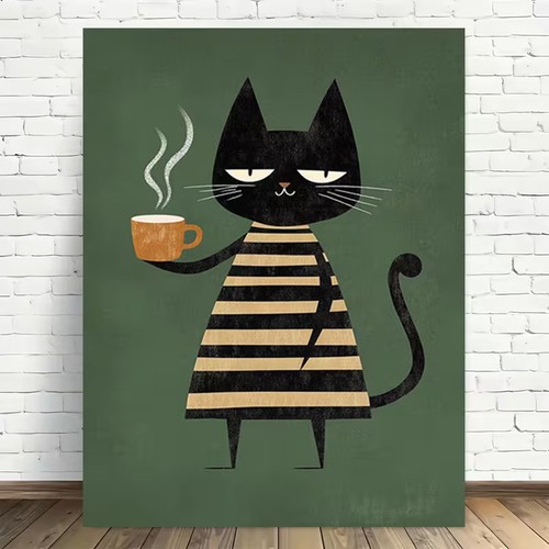 Leinwandbild katze wandbild - leinwandbild,