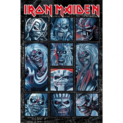 Iron maiden poster ten eddies - iron,