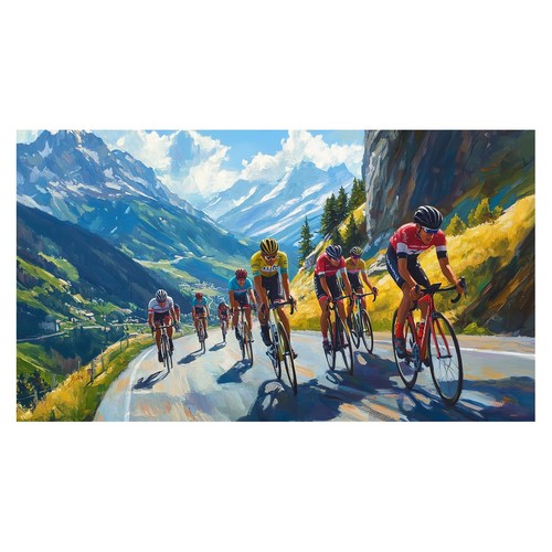Radsport rennplakat - radsport, |