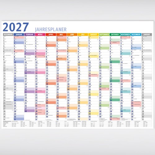 Wandkalender 2027 din a1 - 2027,,