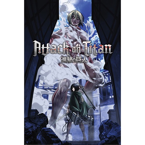 Attack titan poster - on,
