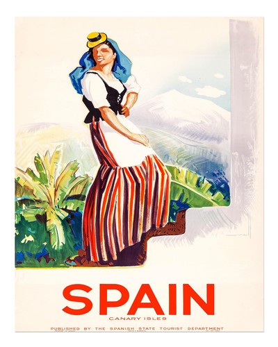 Vintage spanien kanarische - vintage,